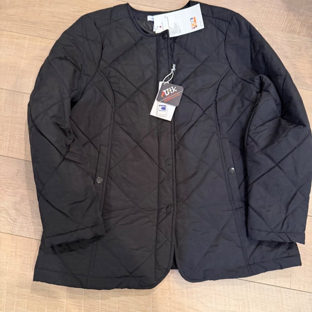 ULTRACLUB LADIES WOMENS DAWSON QUILTED JACKET COAT NEW BLACK M